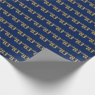 Papel De Presente Azul, evento do ouro 83rd do falso
