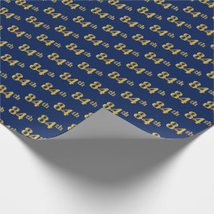 Papel De Presente Azul, evento do ouro 84th do falso