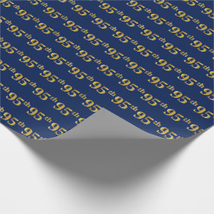 Papel De Presente Azul, evento do ouro 95th do falso (Ninety-Quinto)