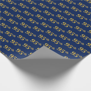 Papel De Presente Azul, evento do ouro 95th do falso (Ninety-Quinto)