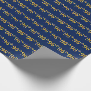Papel De Presente Azul, evento do ouro 96th do falso (Ninety-Sexto)