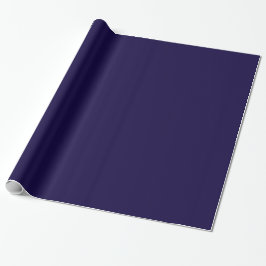 Papel De Presente Azul Marinho Sólido