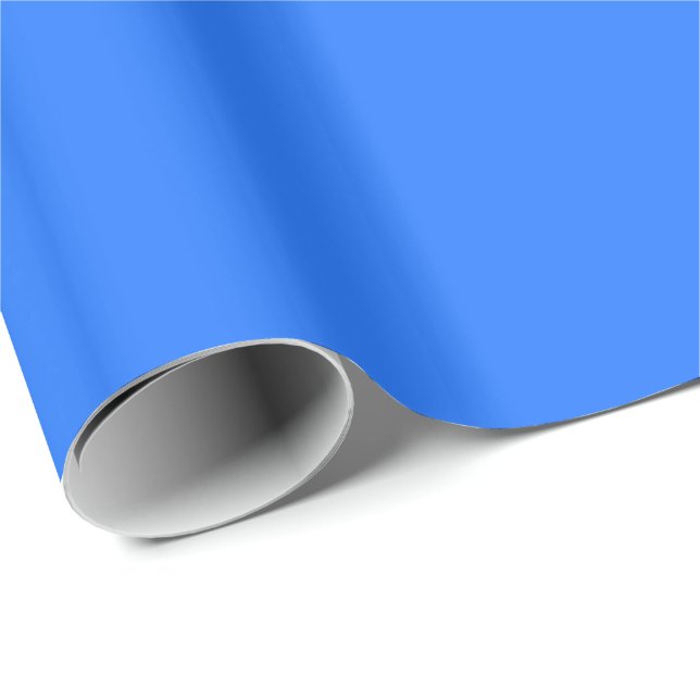 Papel De Presente Azul neon (Ponta do rolo)