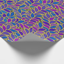 Azul, violeta e ouro de Floresta