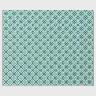 Papel De Presente Azulejo Arabesco Padrão Ousado e Vibrante
