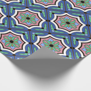 Papel De Presente Azulejo da Ilha Vintage Catalina