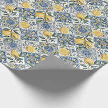 Azulejo Francês País Aquarela Limão