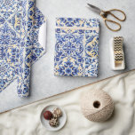Papel De Presente Azulejos Azuis Mediterrânicos de Cor da Água Moder<br><div class="desc">Apresentando nosso moderno papel de enrolar Azulejos azuis mediterrâneos, uma bela escolha para adicionar elegância aos seus presentes. Este papel de embrulho apresenta uma impressionante design de aquarela de azulejos azuis mediterrânicos clássicos, capturando a essência do encanto costeiro com uma reviravolta moderna. Ideal para embrulhar presentes de chá de panela...</div>
