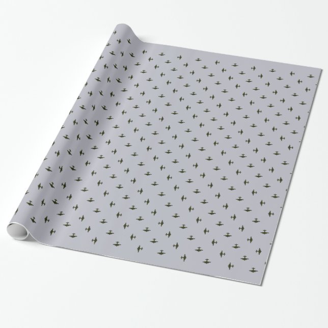 PAPEL DE PRESENTE B17G 1944 (Desenrolado)