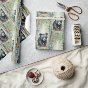 Papel De Presente Baby Bear Boy