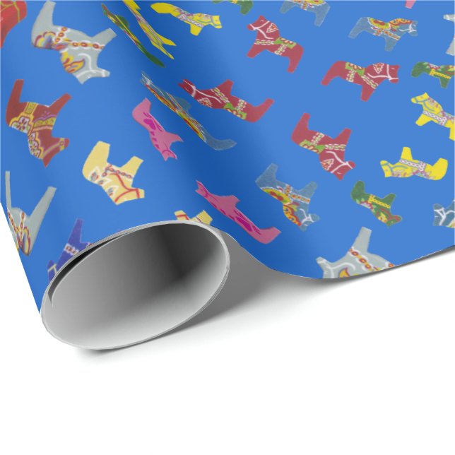 Papel De Presente Baby Dala Wraping Paper (Ponta do rolo)