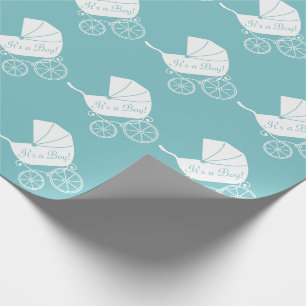 Papel De Presente Baby in Bloom Chá Pink Vintage Flowers Girl