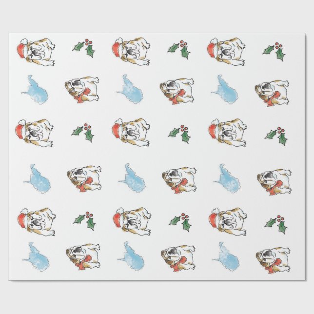 Papel De Presente BabyDog e West Virginia Wrapping Paper (Aberto)