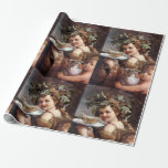 PAPEL DE PRESENTE BACCHUS, UVAS E VINHO BRANCO<br><div class="desc">Clássica obra-prima Barroca Italiana de Guido Reni.</div>