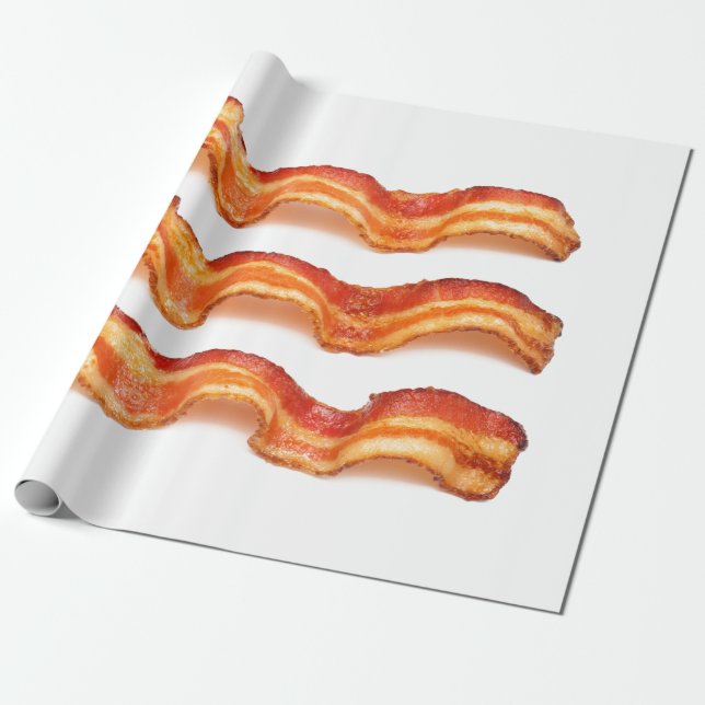 Papel De Presente Bacon (Desenrolado)
