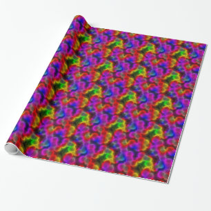 Papel De Presente Bactérias coloridas