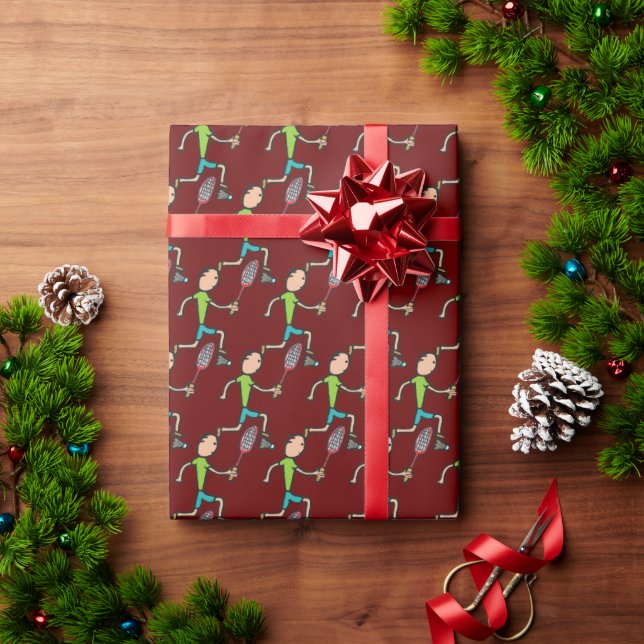 Papel De Presente Badminton (Presente de Natal)