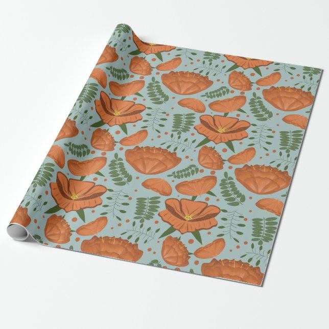 Papel De Presente Bagaço de laranja silvestre (Desenrolado)