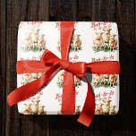 Papel De Presente Bah La La Cute Retro Christmas Shea<br><div class="desc">O Natal na fazenda é um momento alegre, e este design de três ovelhas bonitinhas, ao estilo da vintagem, captura-o perfeitamente. As ovelhas estão aninhadas em cima de verde-festival, e uma casal delas veste adoráveis arcos vermelhos. O texto "Bah-la-la-la-la-la-la-la-la" acrescenta um toque de capricho e diversão. Esta design é excelente...</div>