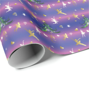 Papel De Presente Bailarina de Natal - Dançarina de Ballet