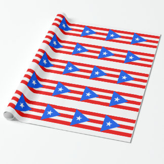 Papel De Presente Baixo custo!Bandeira Porto Rico