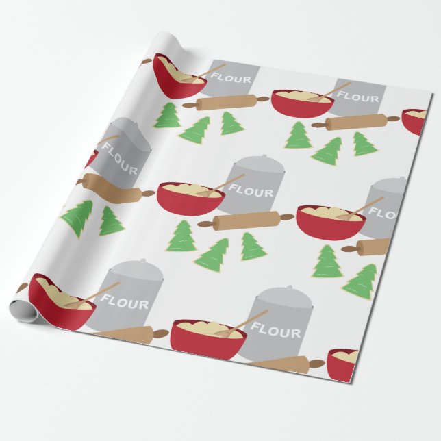 Papel De Presente Baking de Natal (Desenrolado)
