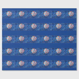 Papel De Presente Balão de Ar Quente Céu Azul