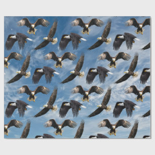 Papel De Presente Bald Eagle Soaring