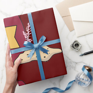 Papel De Presente Balde De Praia E Papel De Enrolamento De Pás