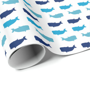 Papel De Presente Baleias
