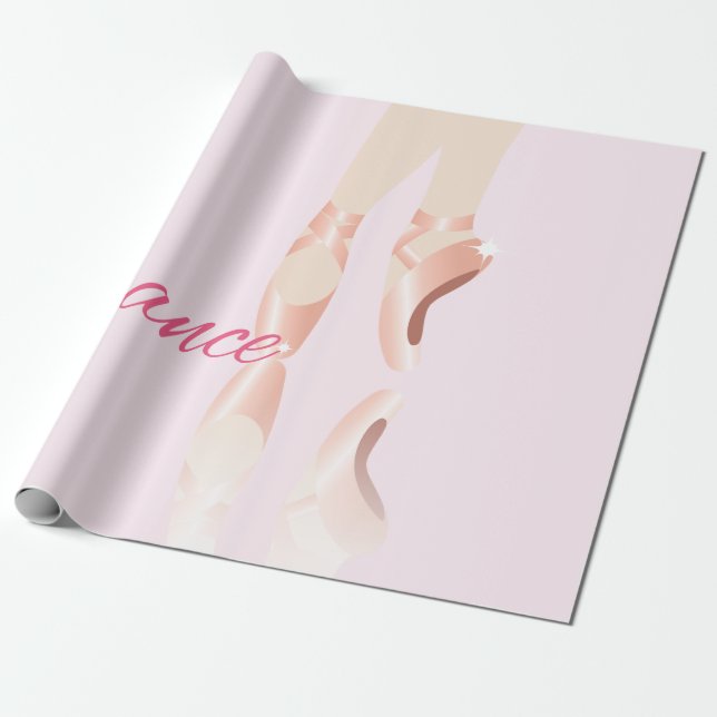 Papel De Presente Balés de dança (Desenrolado)