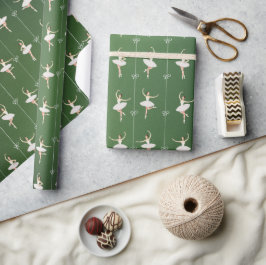 Papel De Presente Ballerina Birthday Chrismas Wrappaper
