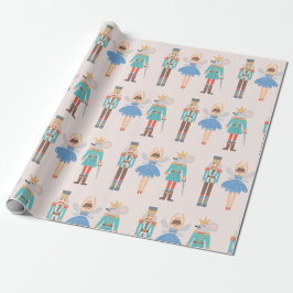 Papel De Presente Ballet Quebra-Nozes Minimalista Moderno