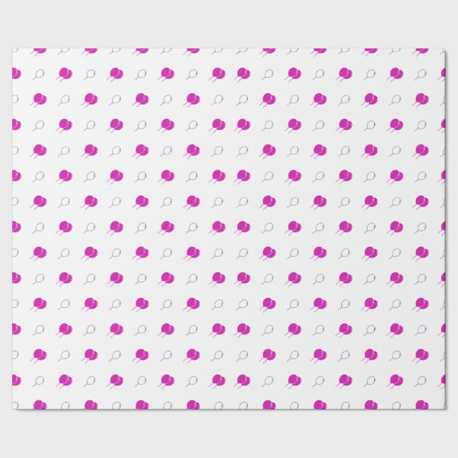 Papel De Presente Balões Flutuantes Rosa (Barra)