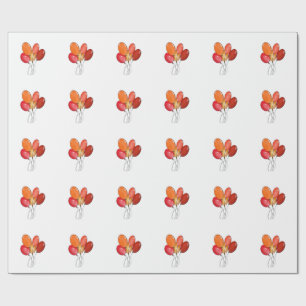Papel De Presente Balões vibrações felizes
