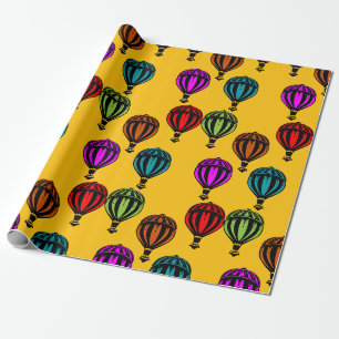 Papel De Presente Balonagem de Ar Quente Padrão