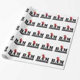 Papel De Presente BAM Beauty and Muscle Bodybuilding Wrappaper