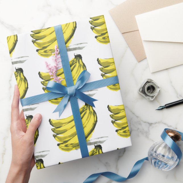 Papel De Presente Banana (Presentear)