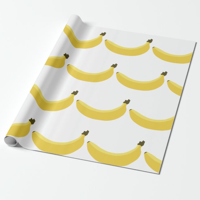 Papel De Presente Banana (Desenrolado)