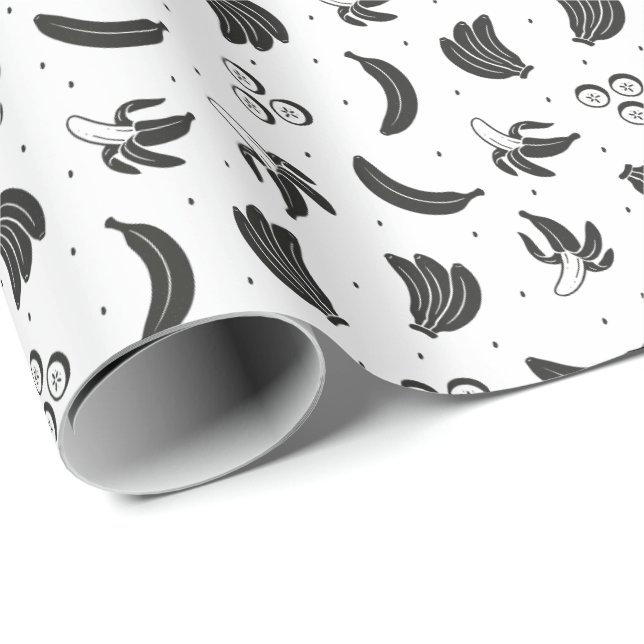 Papel De Presente Bananas (Ponta do rolo)