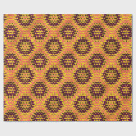 Papel De Presente Banarasi Saree Pattern