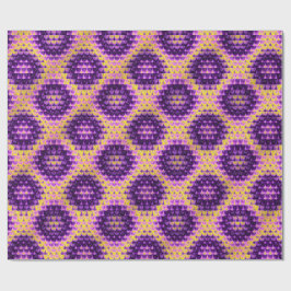 Papel De Presente Banarasi Saree Pattern Design