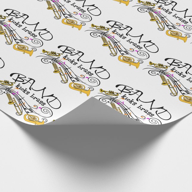 Papel De Presente Banda Kicks Brass (Ponta)