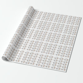 Papel De Presente Banda Sinfônica de Gatos Fofos 