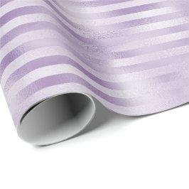 Papel De Presente Bandas de Glam Roxo