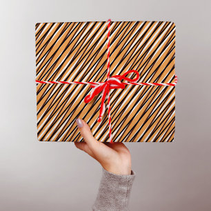 Papel De Presente Bandas de Moiré - ilusão óptica - Abstrato