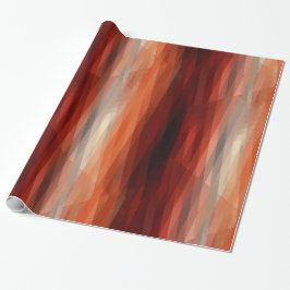 Papel De Presente Bandas laranja