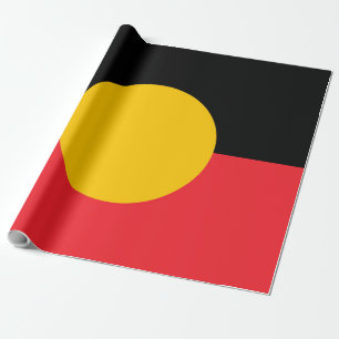 Papel De Presente bandeira aborígine australiana
