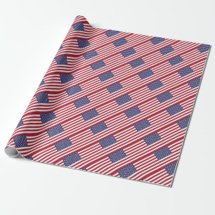 Papel De Presente Bandeira americana - os Estados Unidos da América