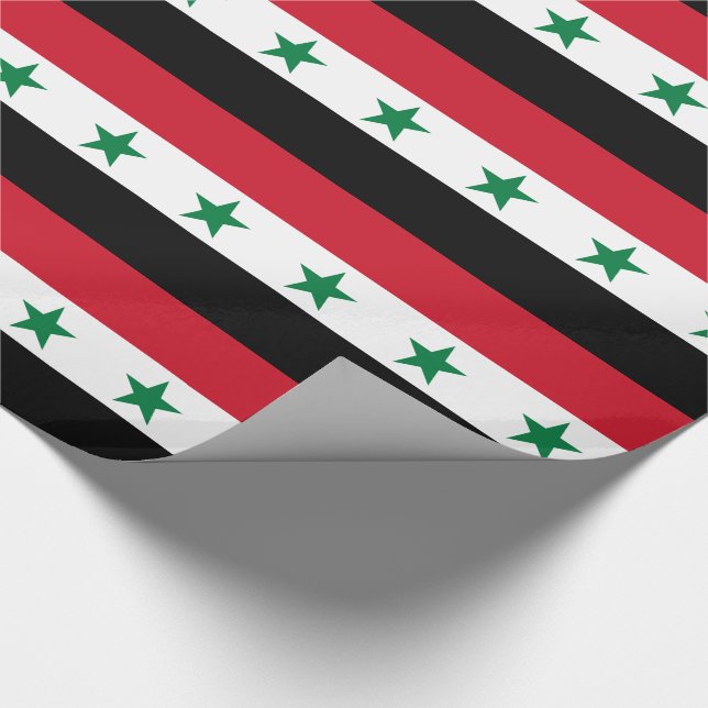 Papel De Presente Bandeira antiga da Síria (Ponta)